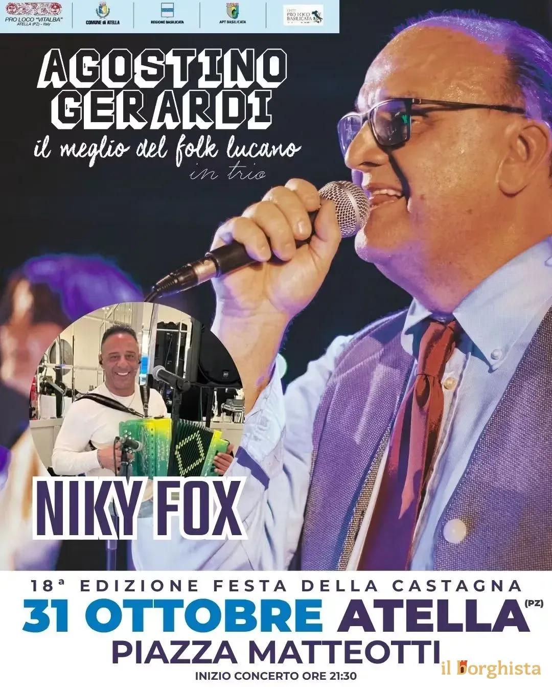 Locandina 18ª Festa della Castagna 2026 a Atella (Potenza)