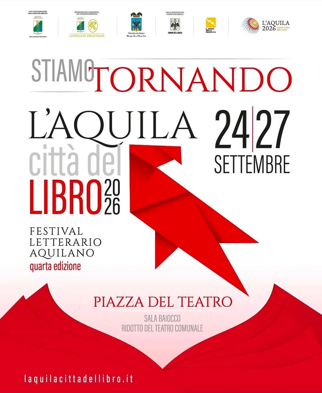 Stiamo Tornando 'Aquila città del Libro - ion — L'Aquila