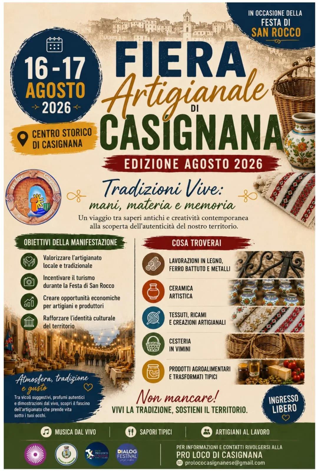 Fiera Artigianale di Casignana - Agosto