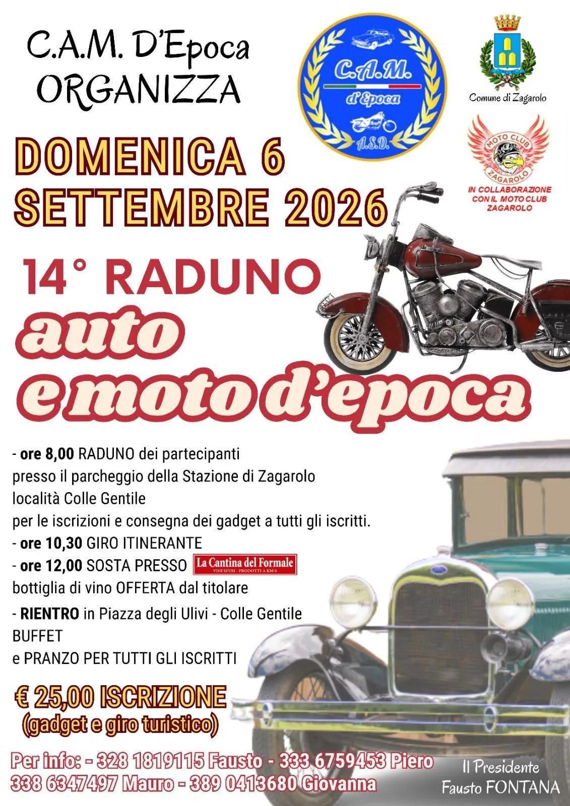 Raduno auto e moto d'epoca — Zagarolo