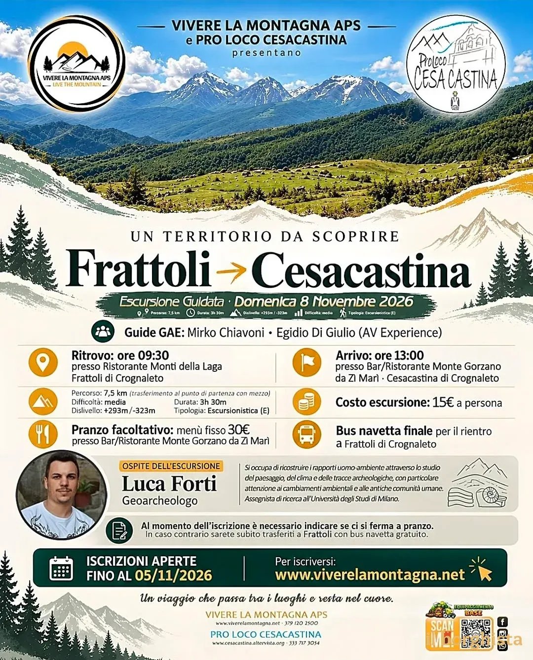 XX Escursione Frattoli-Cesacastina 2026