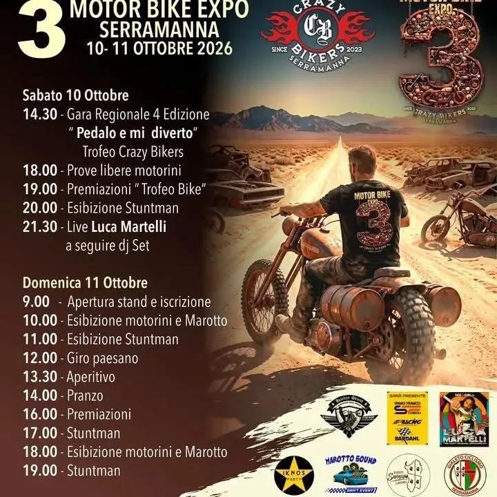 Esibizione motorini e Marotto - Motor Bike Expo — Serramanna