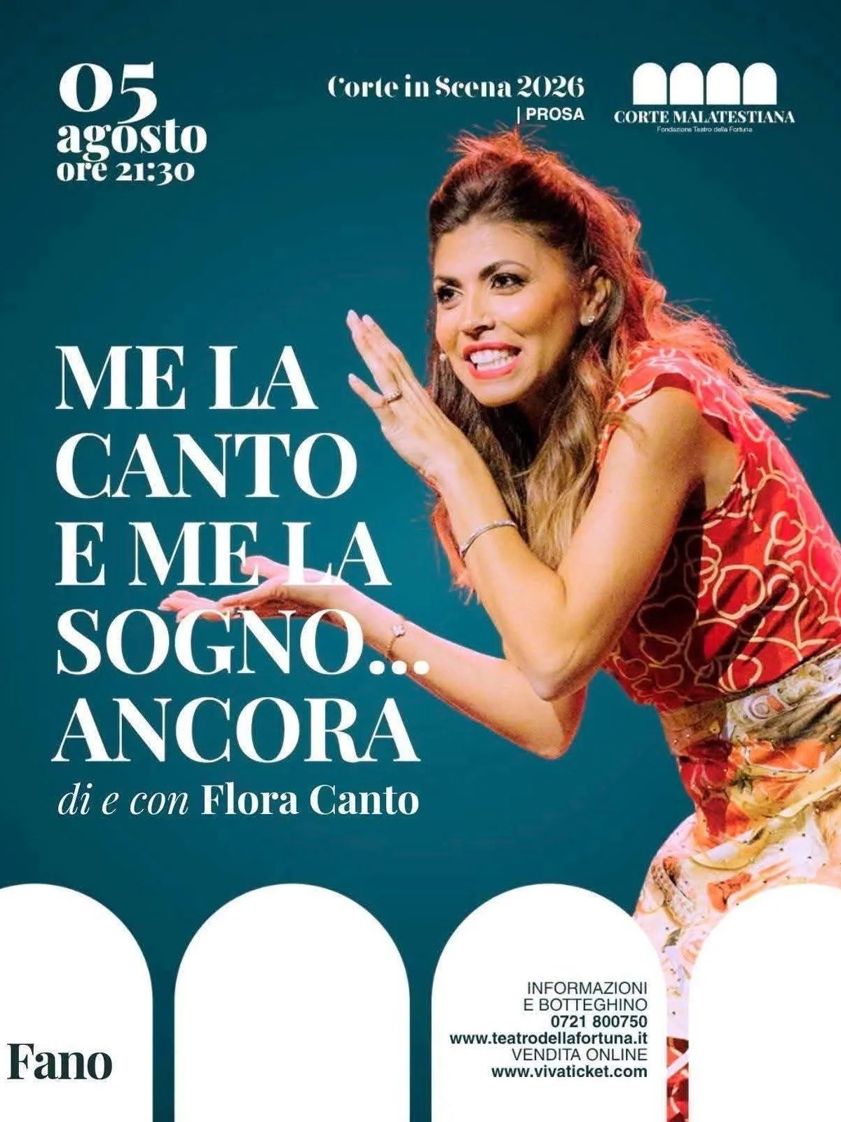 Locandina Corte in Scena 2026 - Me la canto e me la sogno... ancora a Fano (Pesaro e urbino)