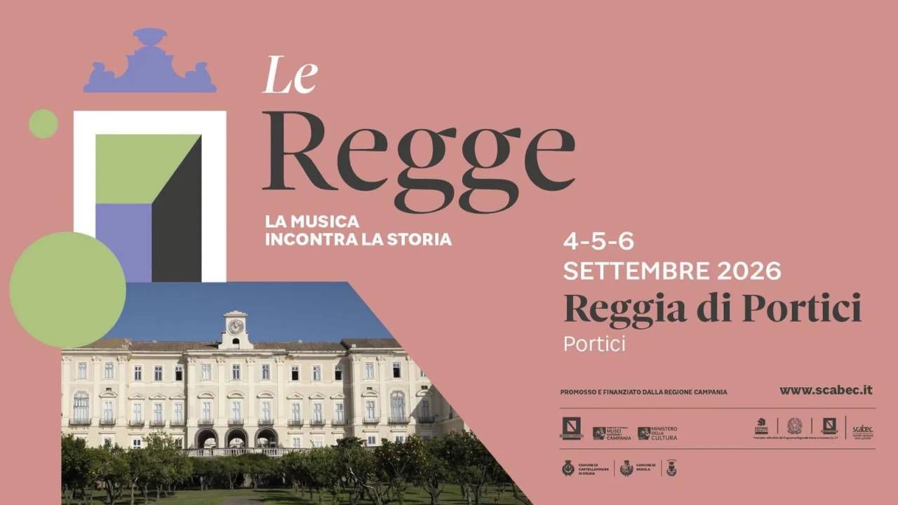 Locandina Le Regge 2026 – La musica incontra la storia a Portici (Napoli)
