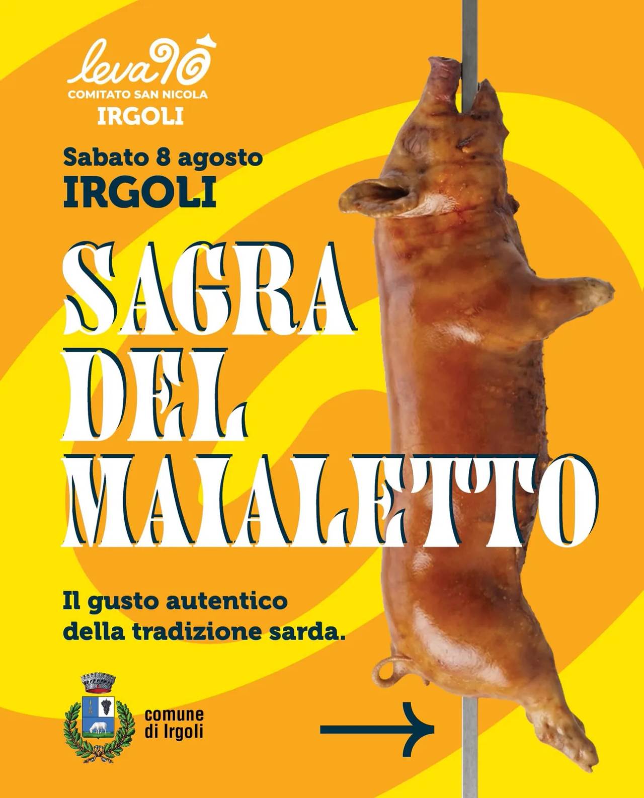 Locandina Sagra del Maialetto 2026 a Irgoli (Nuoro)