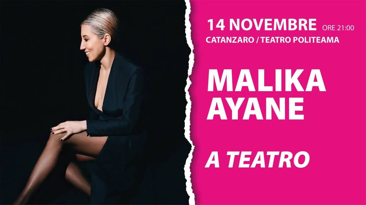 Locandina Malika Ayane a Teatro Catanzaro 2026 a Catanzaro (Catanzaro)