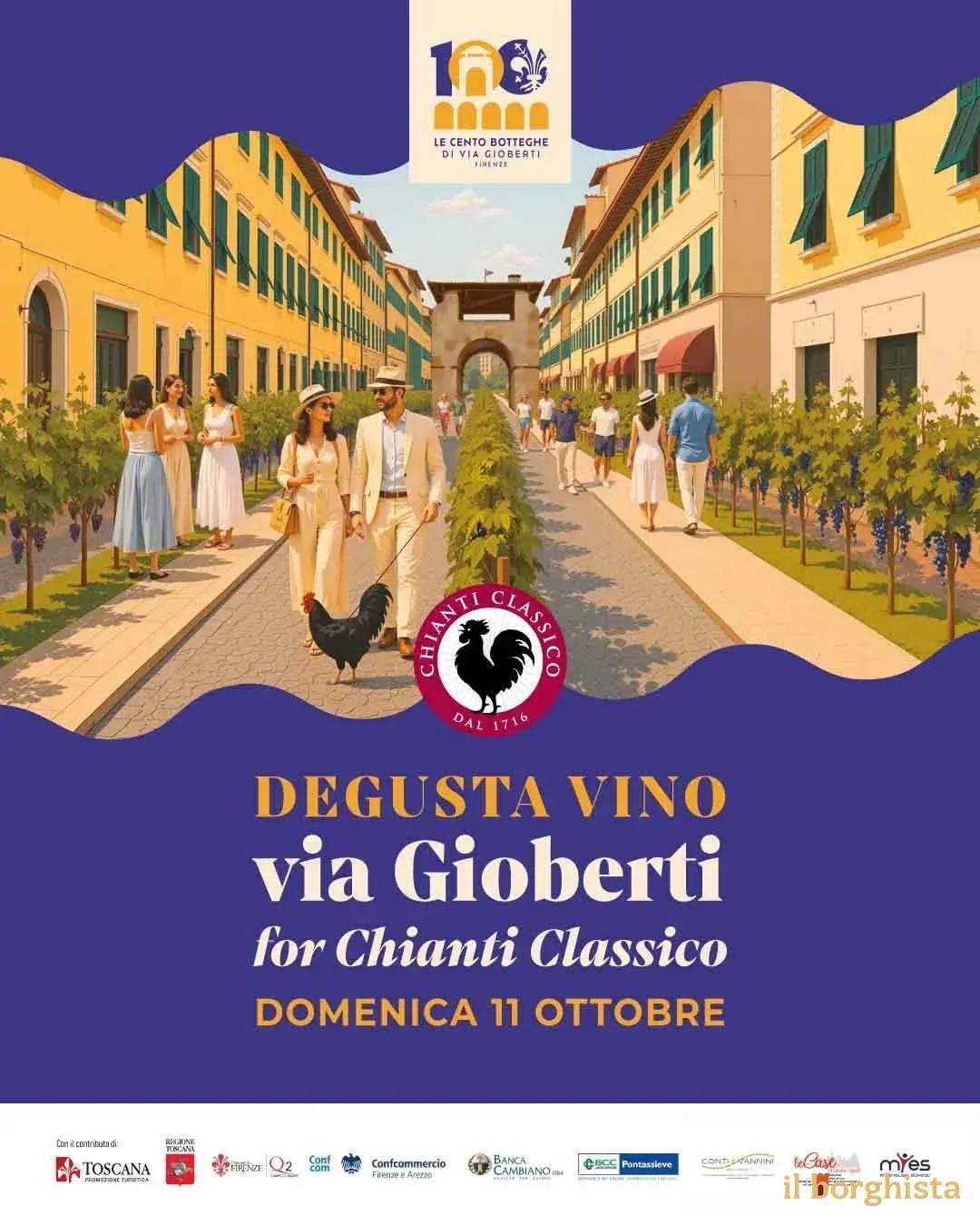 Locandina Le Cento Botteghe di Via Gioberti 2026 a Firenze (Firenze)