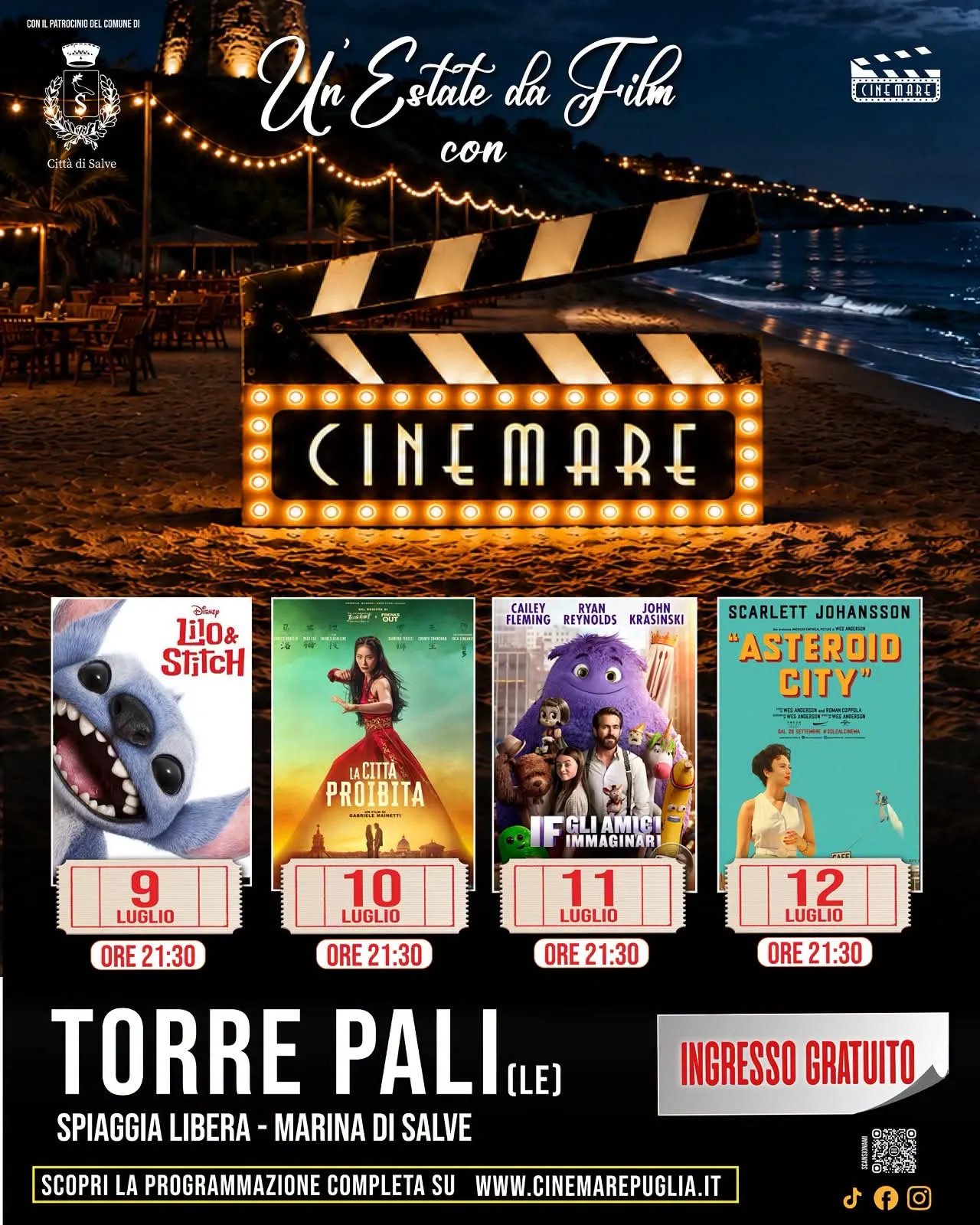 Locandina IF - Amici Immaginari — Un'Estate da Film 2026 a Salve (Lecce)