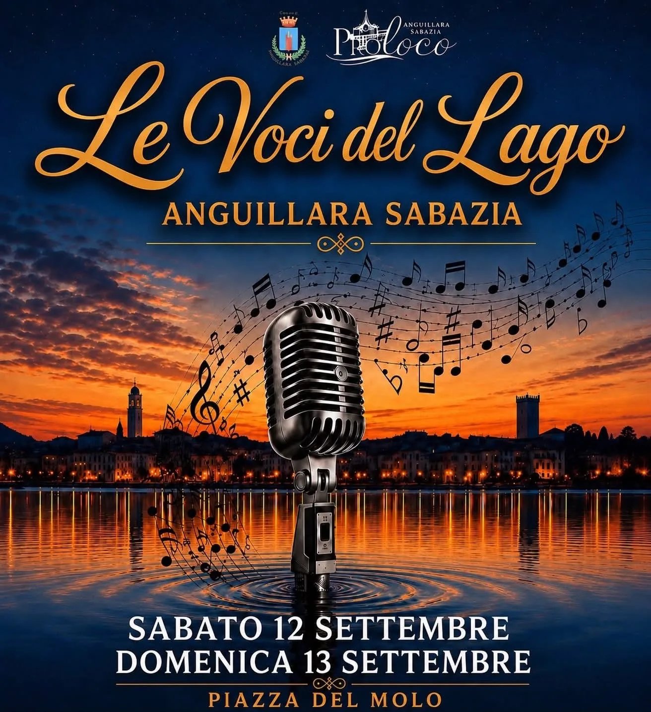 Locandina Le Voci del Lago 2026 a Anguillara Sabazia (Roma)