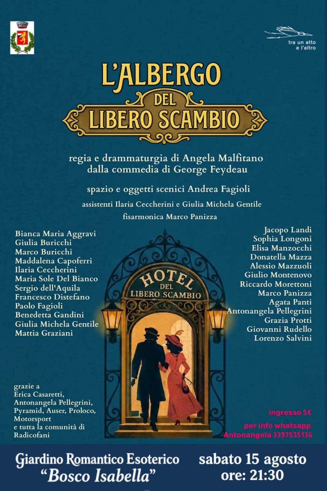 Locandina L'Albergo del Libero Scambio 2026 a Radicofani (Siena)