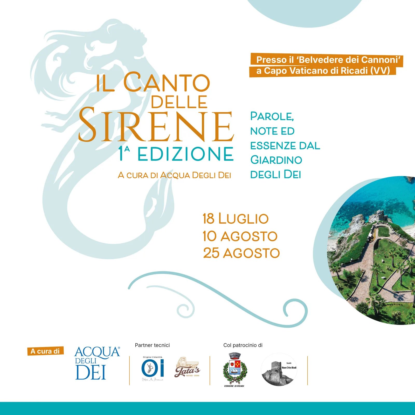 Locandina Il Canto delle Sirene — 1ª Edizione 2027 a Ricadi (Vibo valentia)