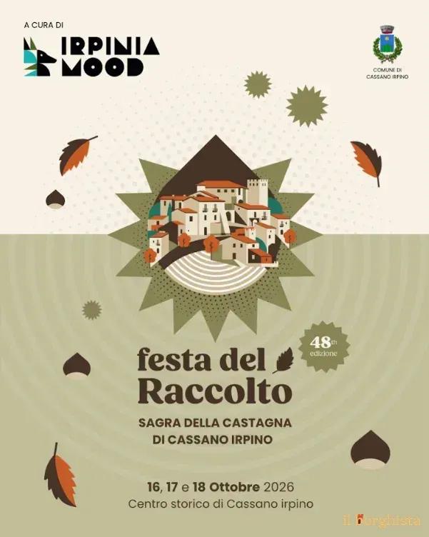 Locandina 48ª Sagra della Castagna di Cassano Irpino 2026 a Cassano Irpino (Avellino)