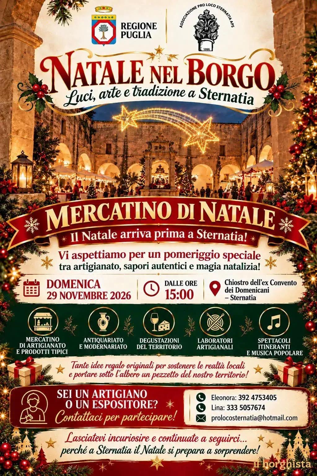 Locandina Natale nel Borgo 2026 a Sternatia a Sternatia (Lecce)