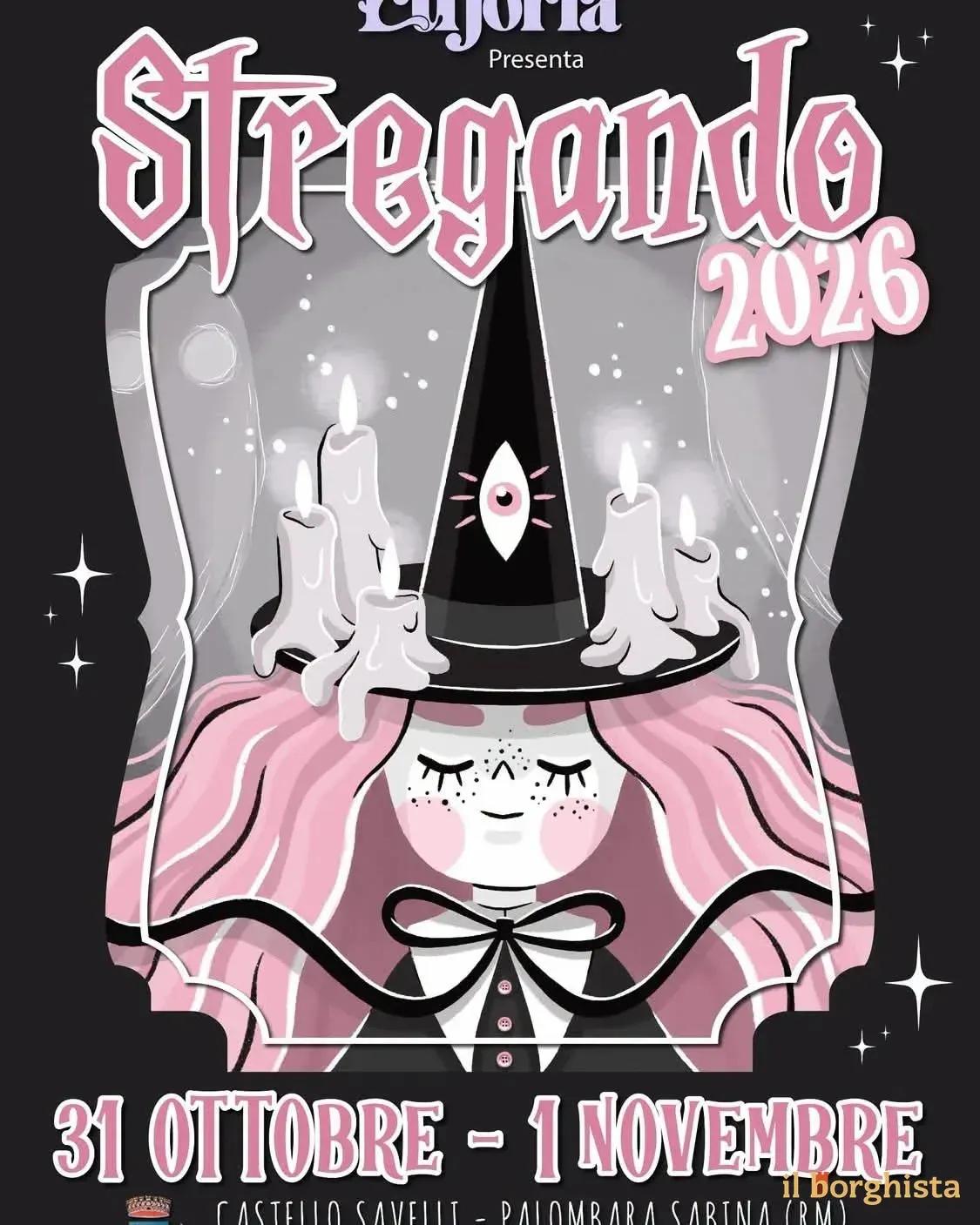 Locandina Stregando 2026 a Palombara Sabina (Roma)