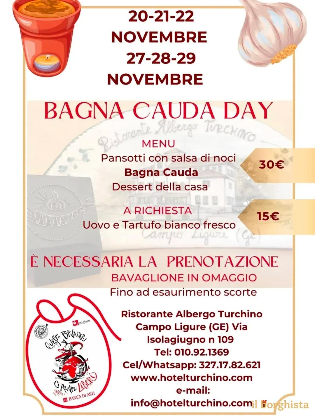 Locandina Bagna Cauda Day 2026 a Campo Ligure (Genova)