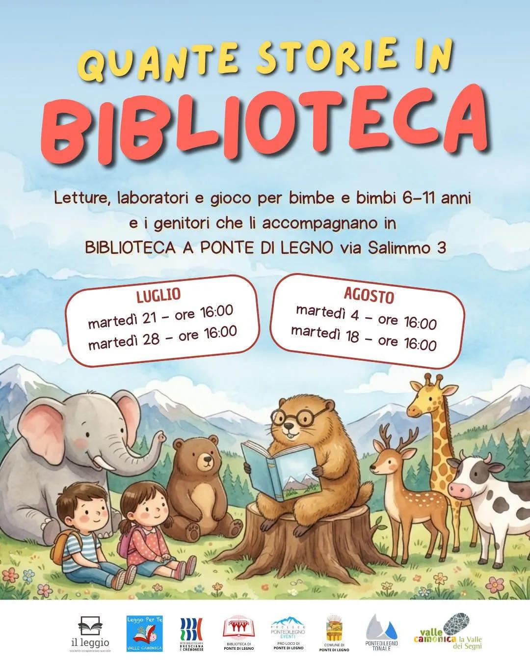 Quante Storie in Biblioteca — Ponte di Legno
