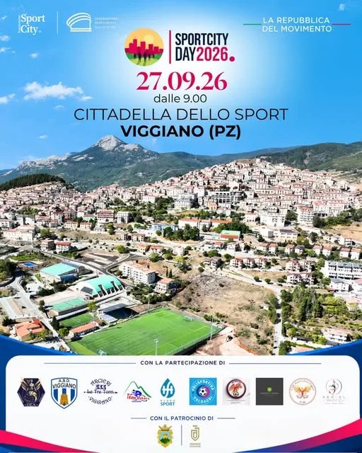 Locandina SportCity Day 2026 a Viggiano (Potenza)