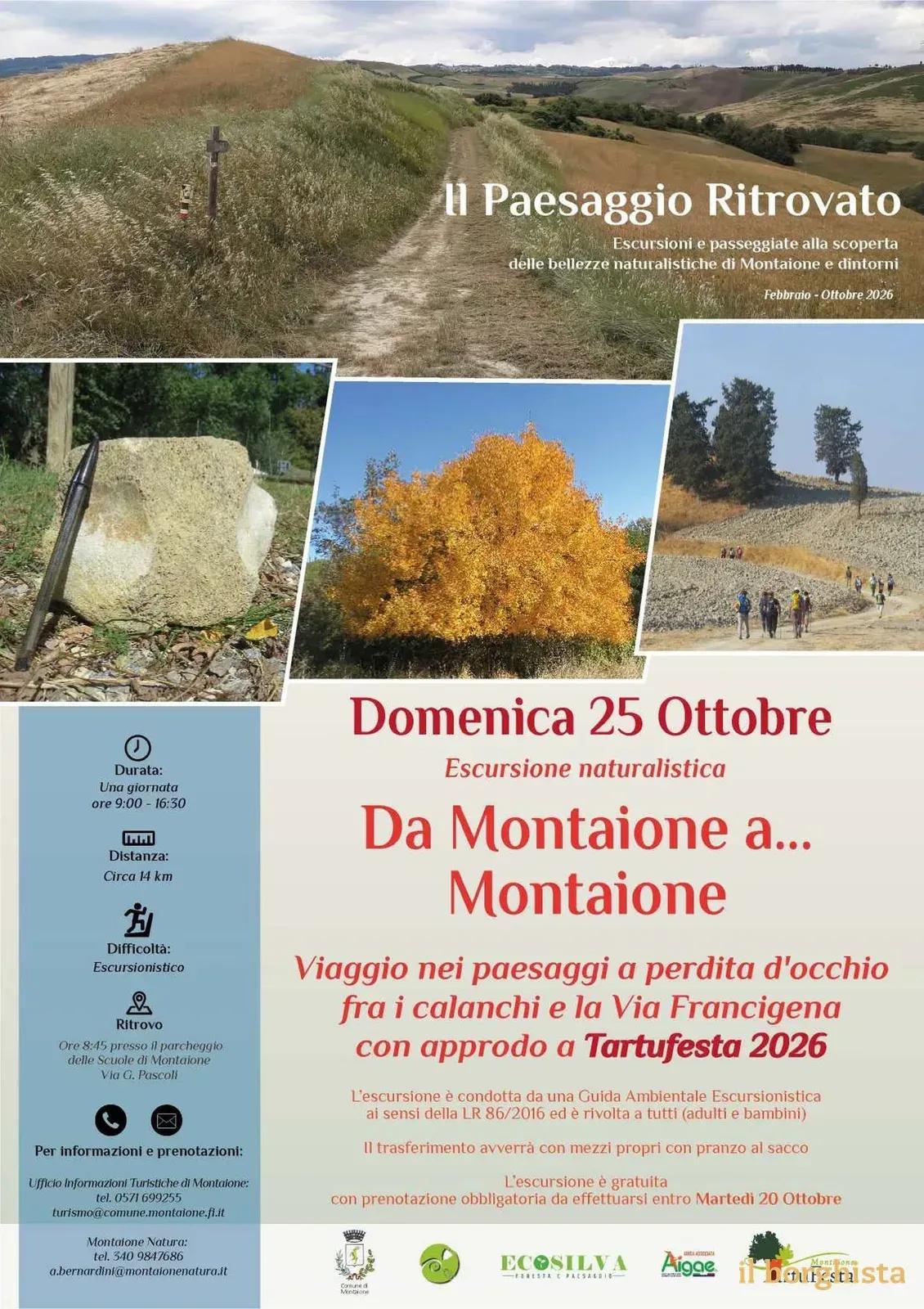 Locandina Da Montaione a... Montaione 2026 a Montaione (Firenze)