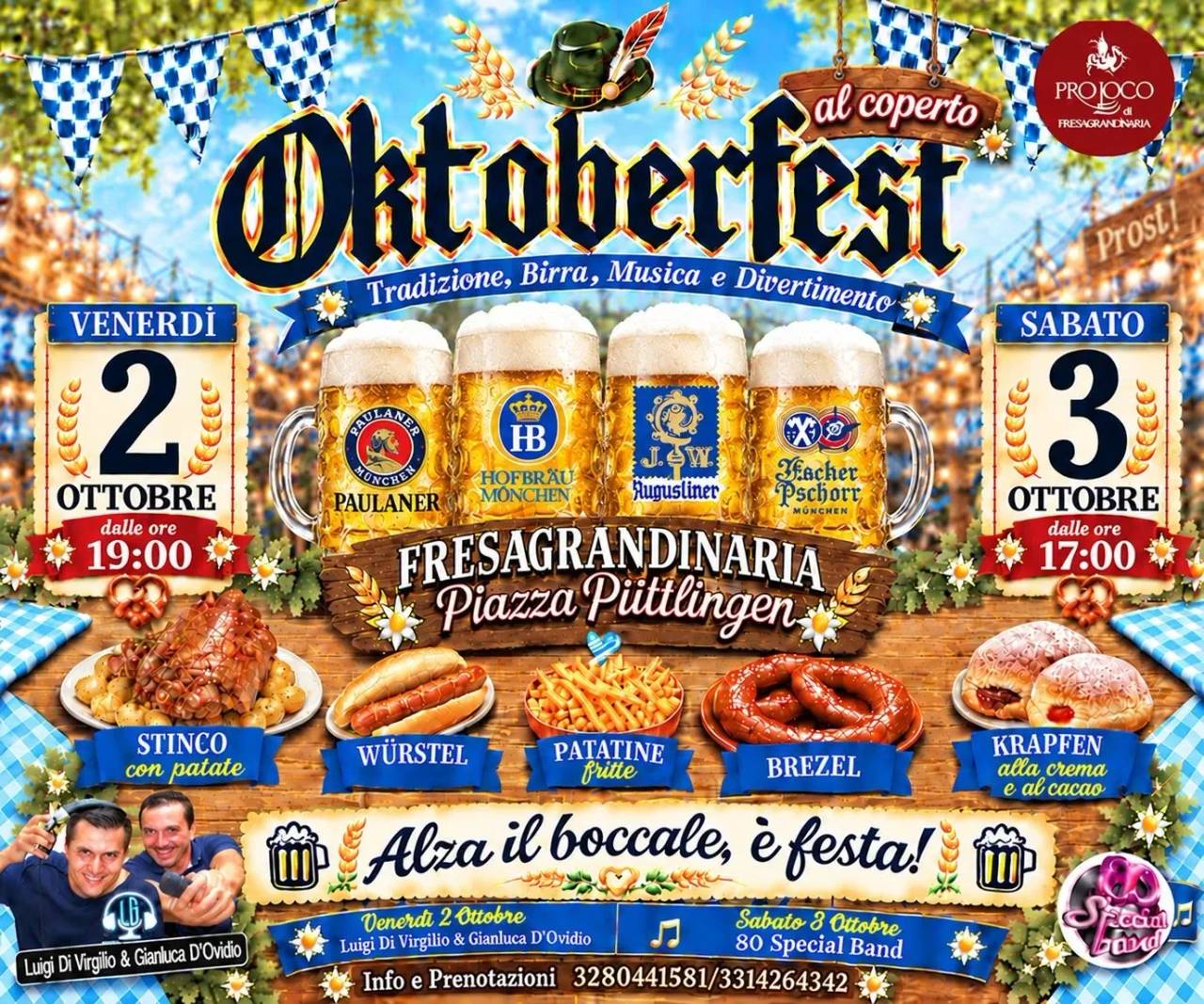 Locandina Oktoberfest 2026 a Fresagrandinaria (Chieti)