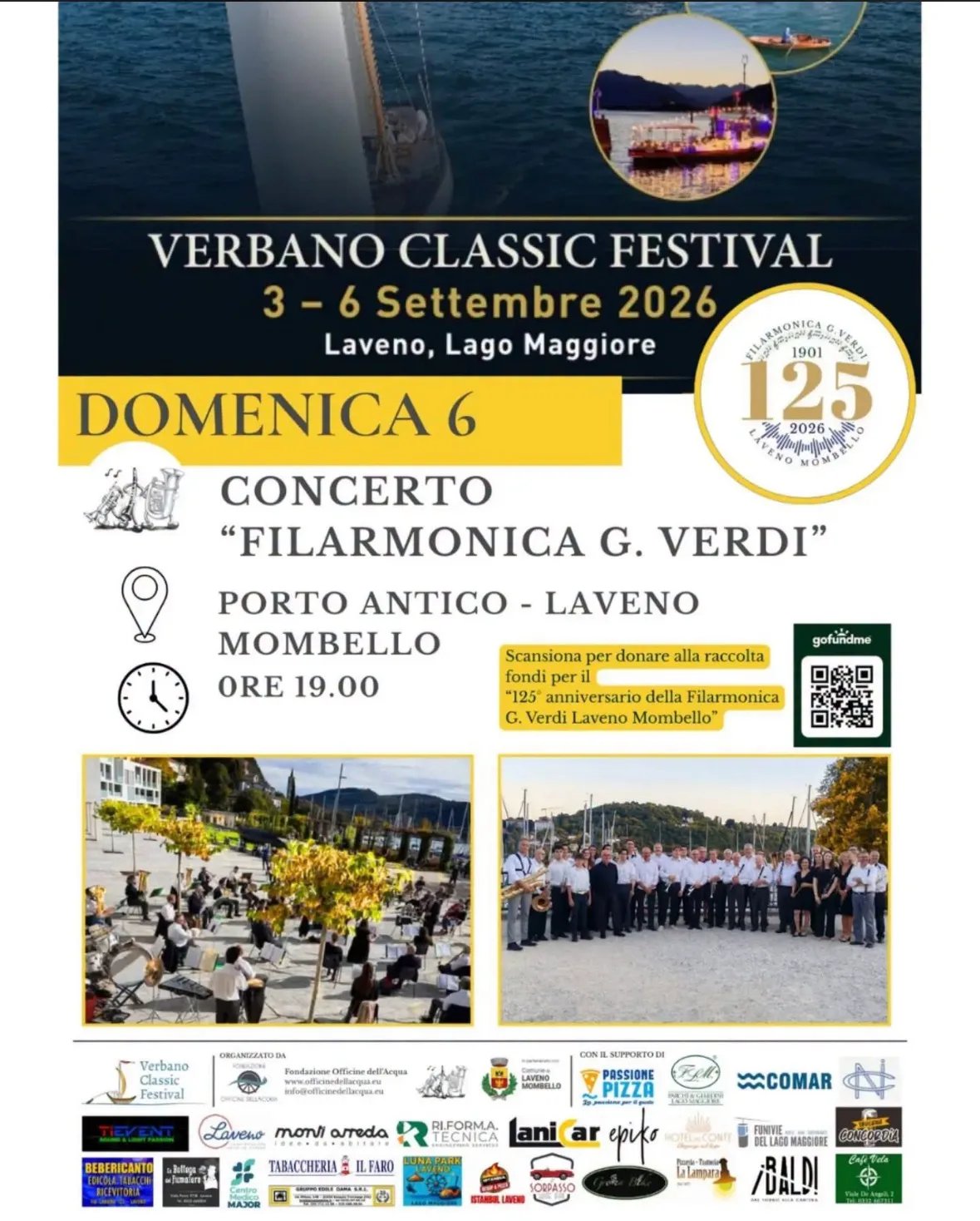 Locandina Verbano Classic Festival 2026 a Laveno-Mombello (Varese)