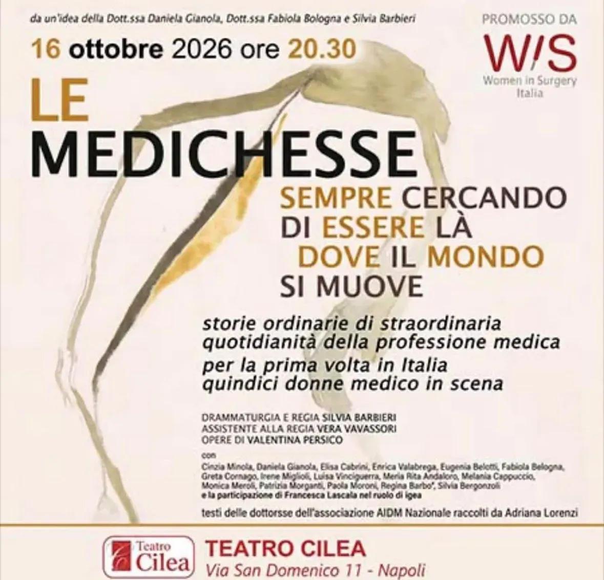 Locandina Le Medichesse 2026 a Napoli (NA)