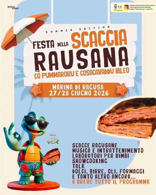 Locandina Festa della Scaccia Rausana 2026 a Ragusa (Ragusa)