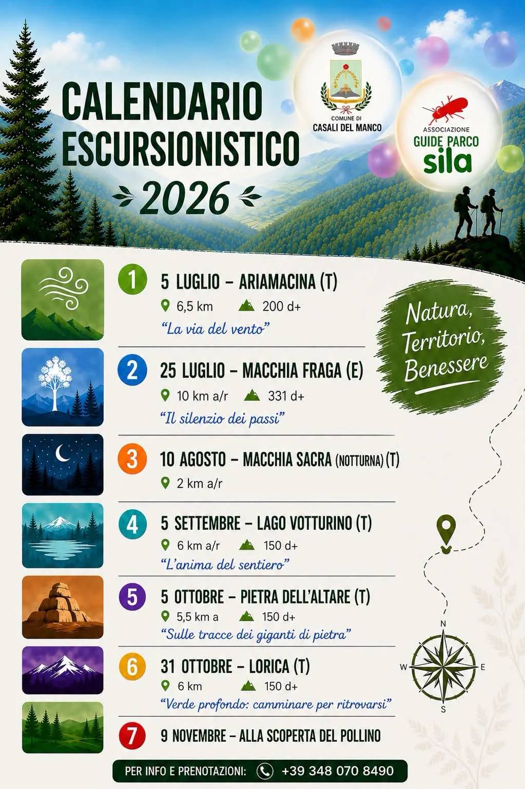 Locandina Pietra dell'Altare: Sulle tracce dei giganti di pietra 2026 a Casali del Manco (Cosenza)