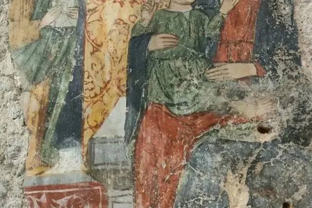 Chiesa di S. Trofimena: il Ritrovato Affresco Medievale – foto © FAI – Fondo Ambiente Italiano