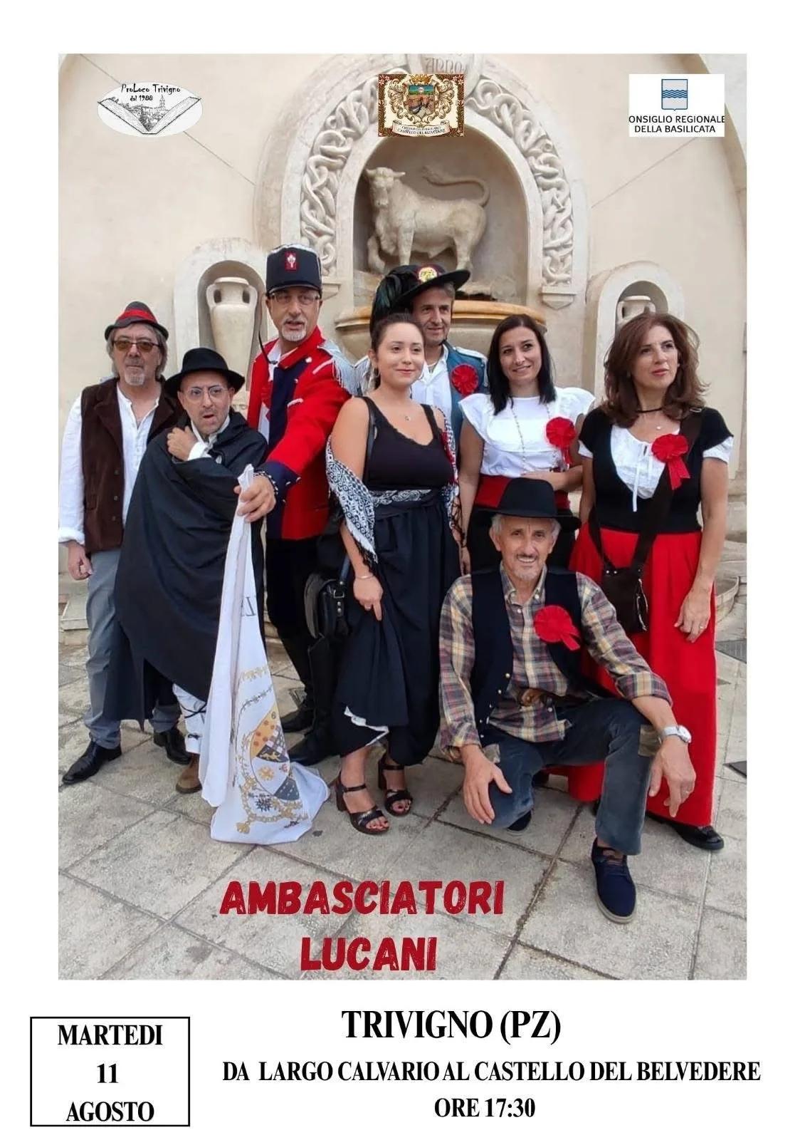 Locandina Ambasciatori Lucani 2026 a Trivigno (Potenza)