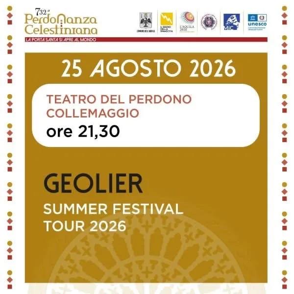 Perdonanza Celestiniana - Geolier Summer Festival — L'Aquila