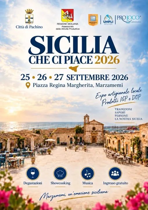 Locandina Sicilia che ci piace 2026 a Pachino (Siracusa)