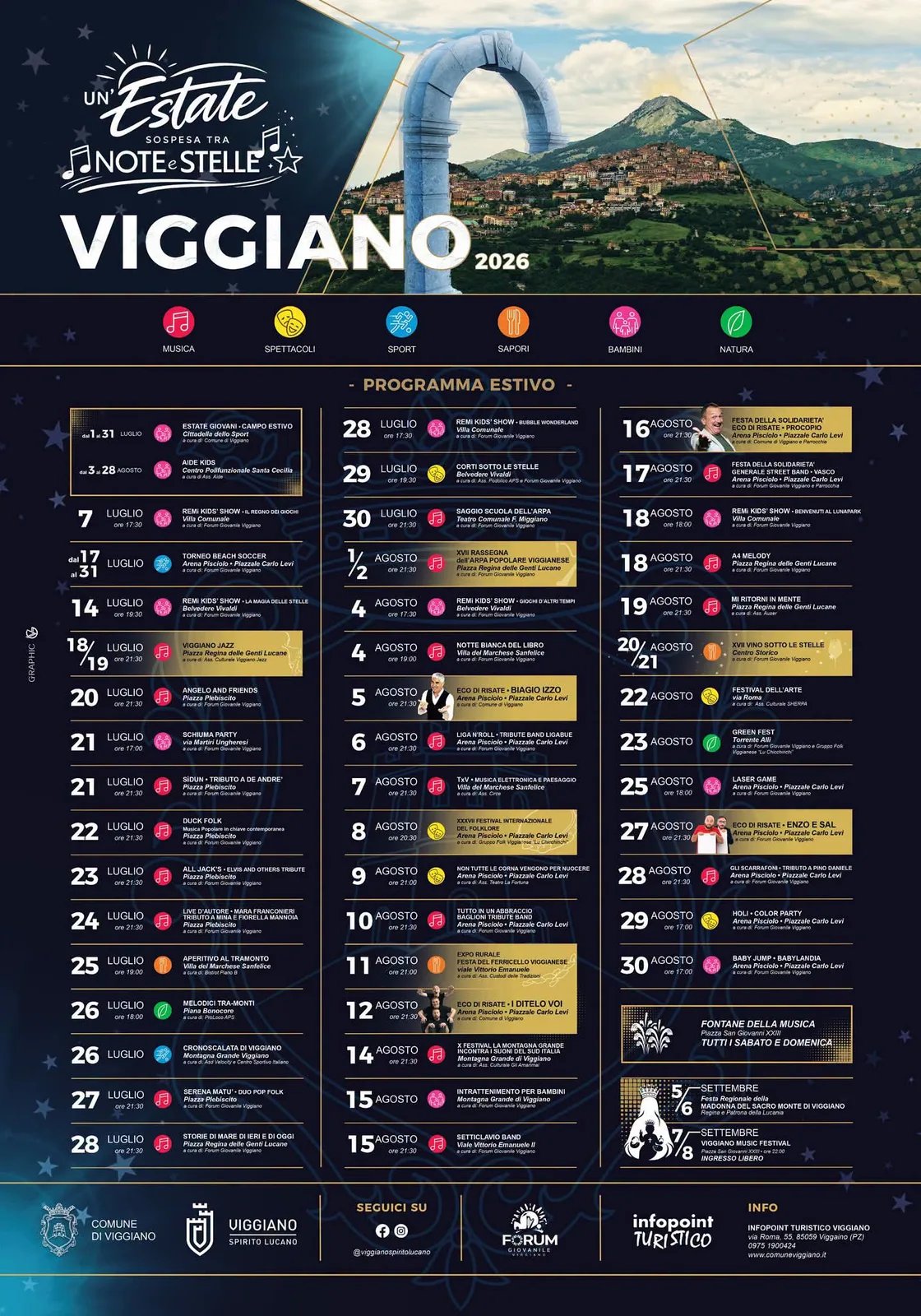 Locandina Angelo and Friends 2026 a Viggiano (Potenza)