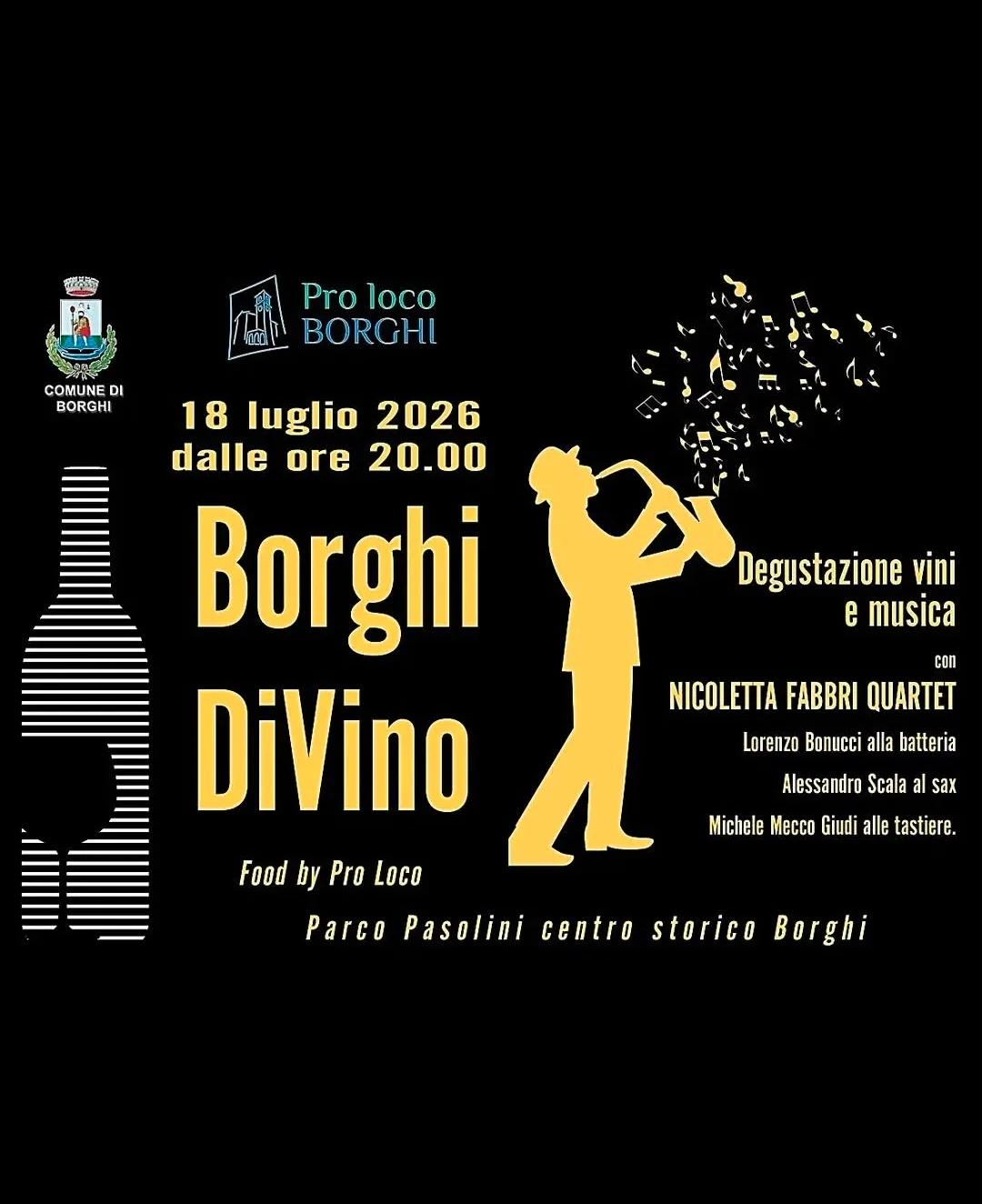 Locandina Borghi DiVino 2026 a Borghi (Forlì-cesena)