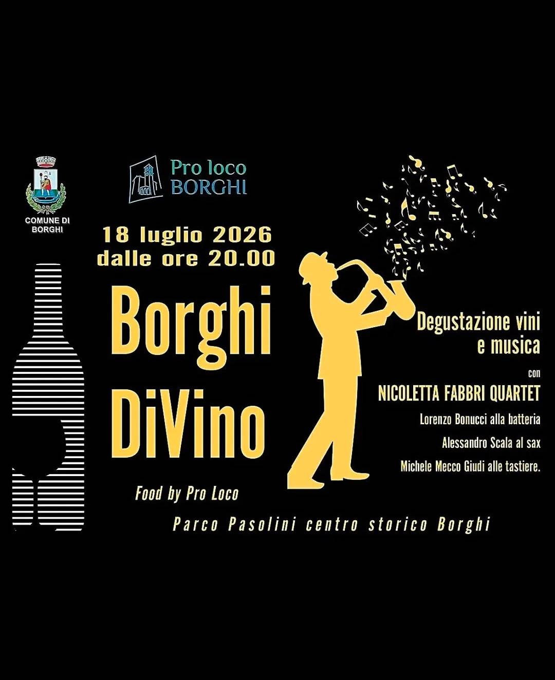 Locandina Borghi DiVino 2026 a Borghi (Forlì-cesena)