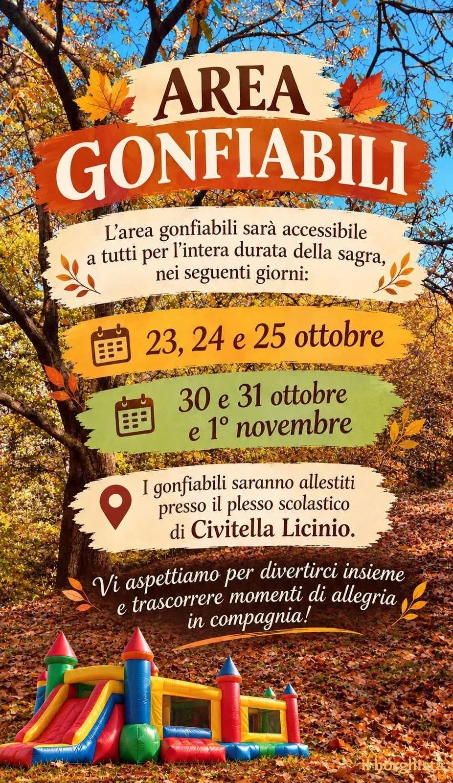 Locandina calendario eventi autunno 2026 a Cusano Mutri (Benevento)