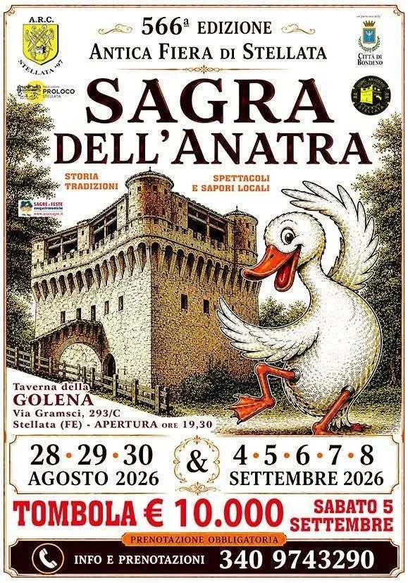 Locandina 566ª ed. 2026 a Bondeno (Ferrara)
