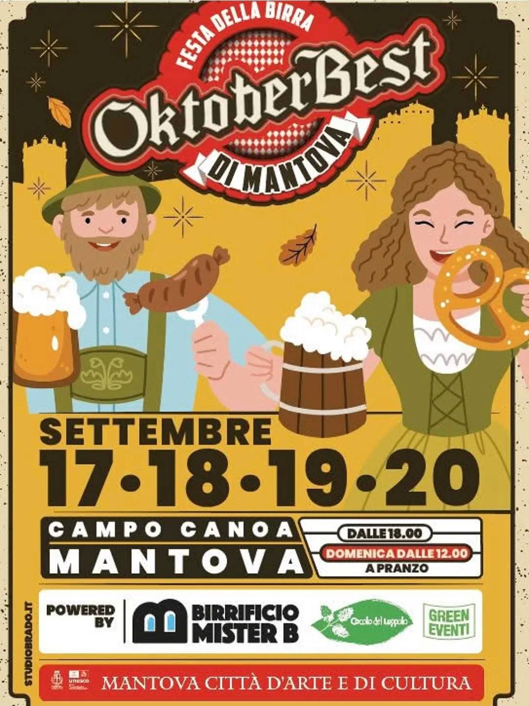 Locandina Festa della Birra OktoberBest di Mantova 2026 a Mantova (Mantova)