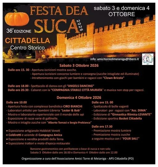 36ª Festa dea Suca 2026