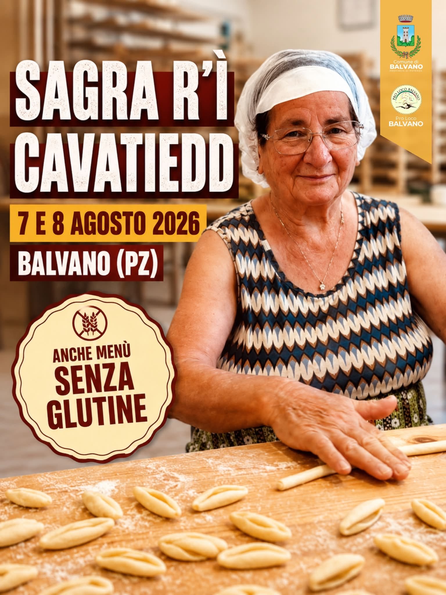 Locandina Sagra r’i Cavatiedd a Balvano (Potenza)