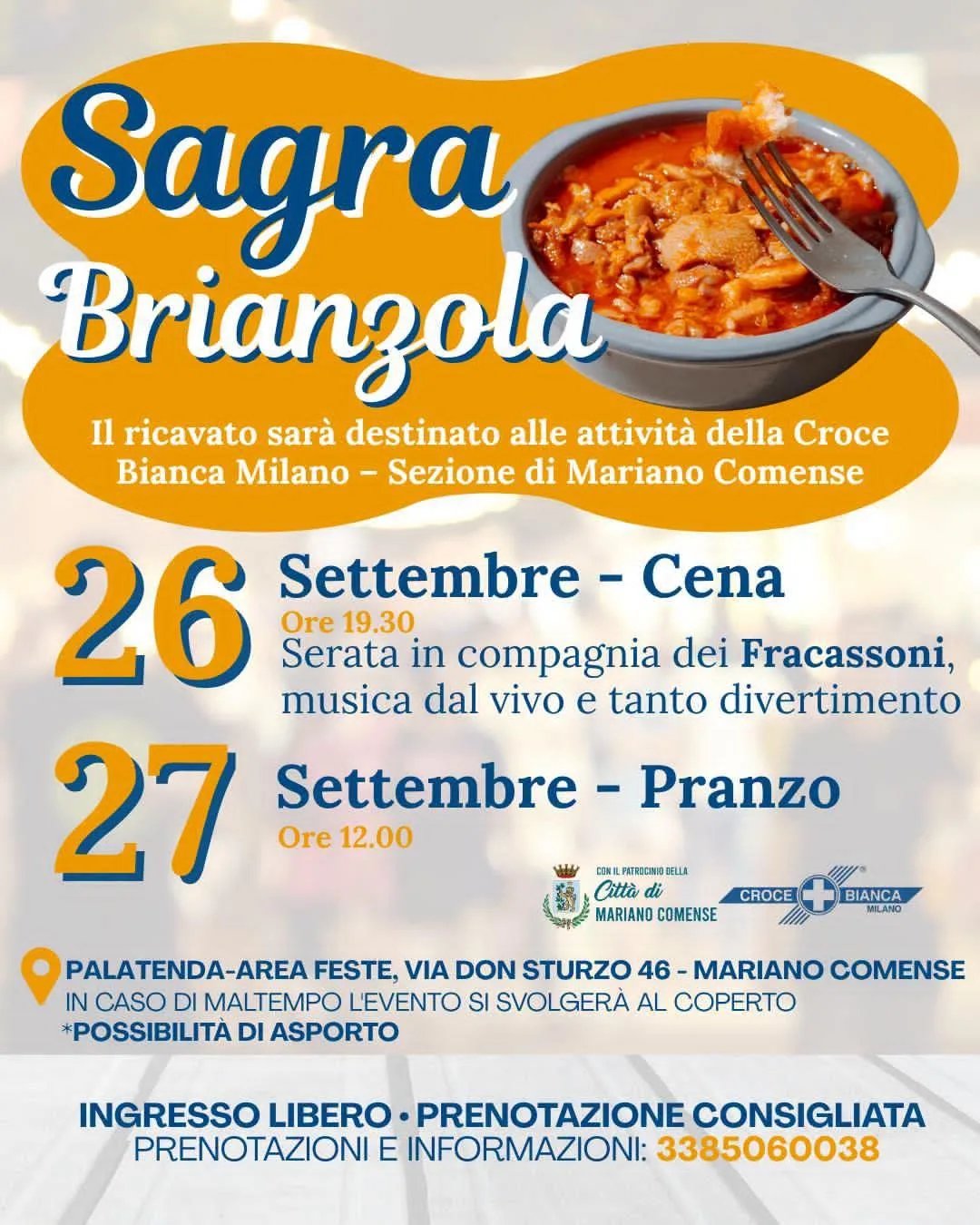 Locandina Sagra Brianzola 2026 a Mariano Comense (Como)