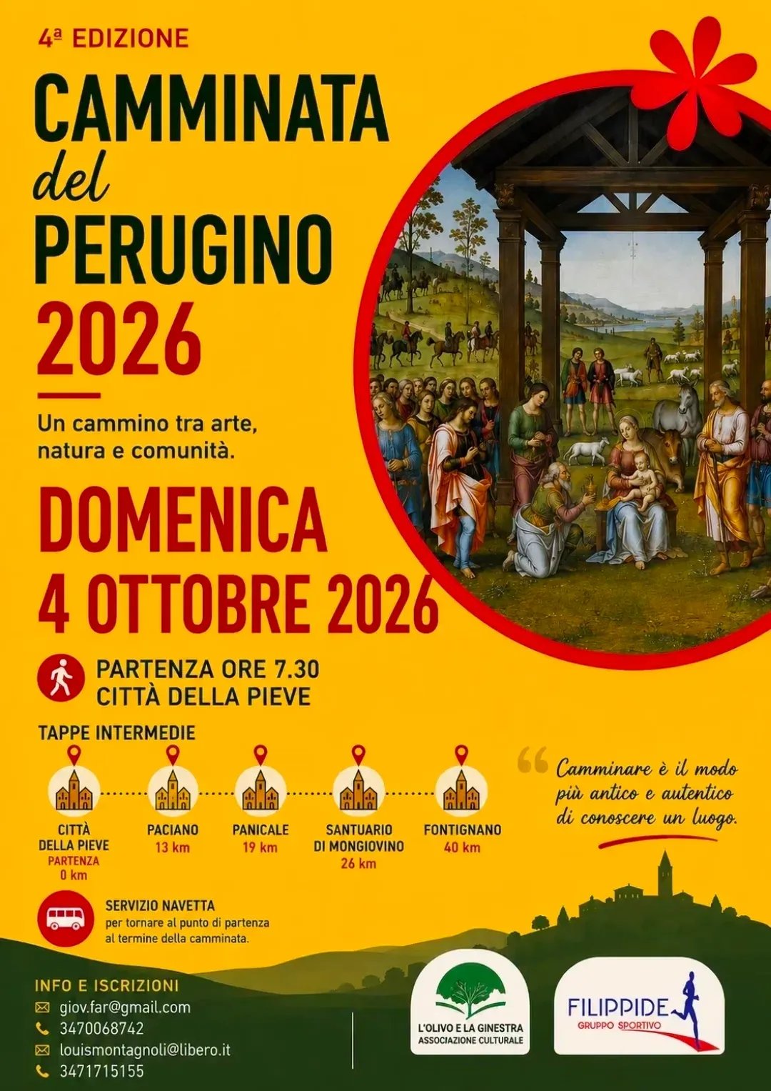 4ª Camminata del Perugino 2026