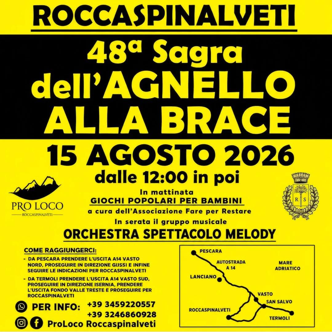 Sagra dell'Agnello alla Brace — Roccaspinalveti