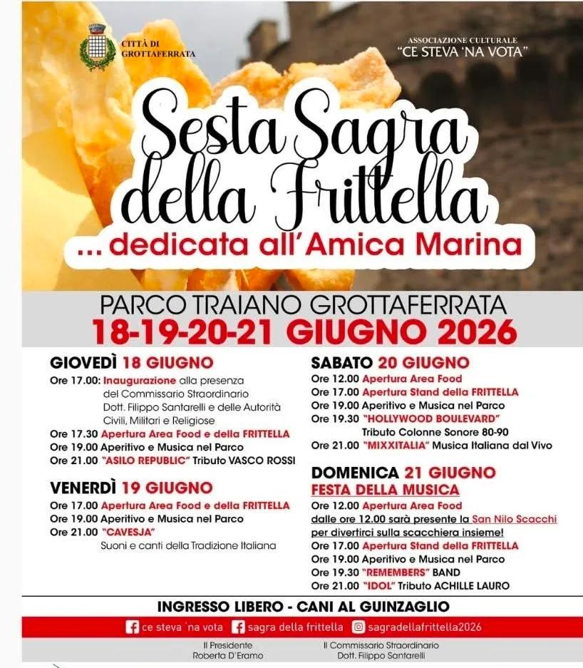 Sesta Sagra della Frittella — Grottaferrata