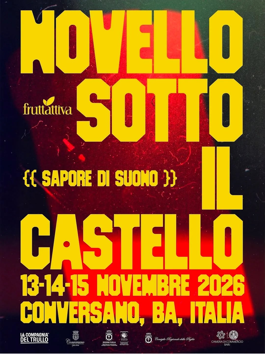 Locandina Novello Sotto il Castello 2026 a Conversano (Bari)