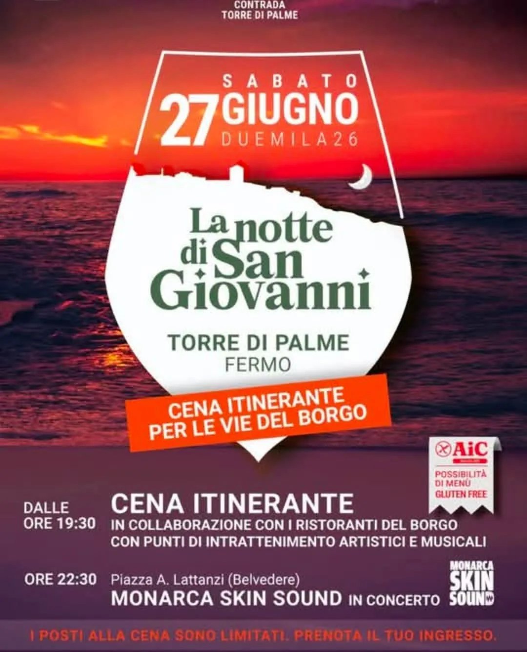 Locandina La notte di San Giovanni 2026 a Fermo (Fermo)