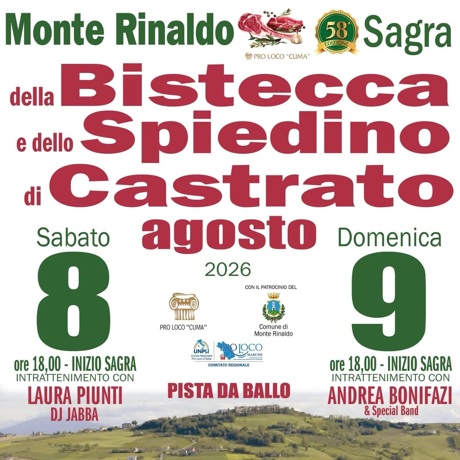 Sagra della Bistecca e dello Spiedino di Castrato — Monte Rinaldo