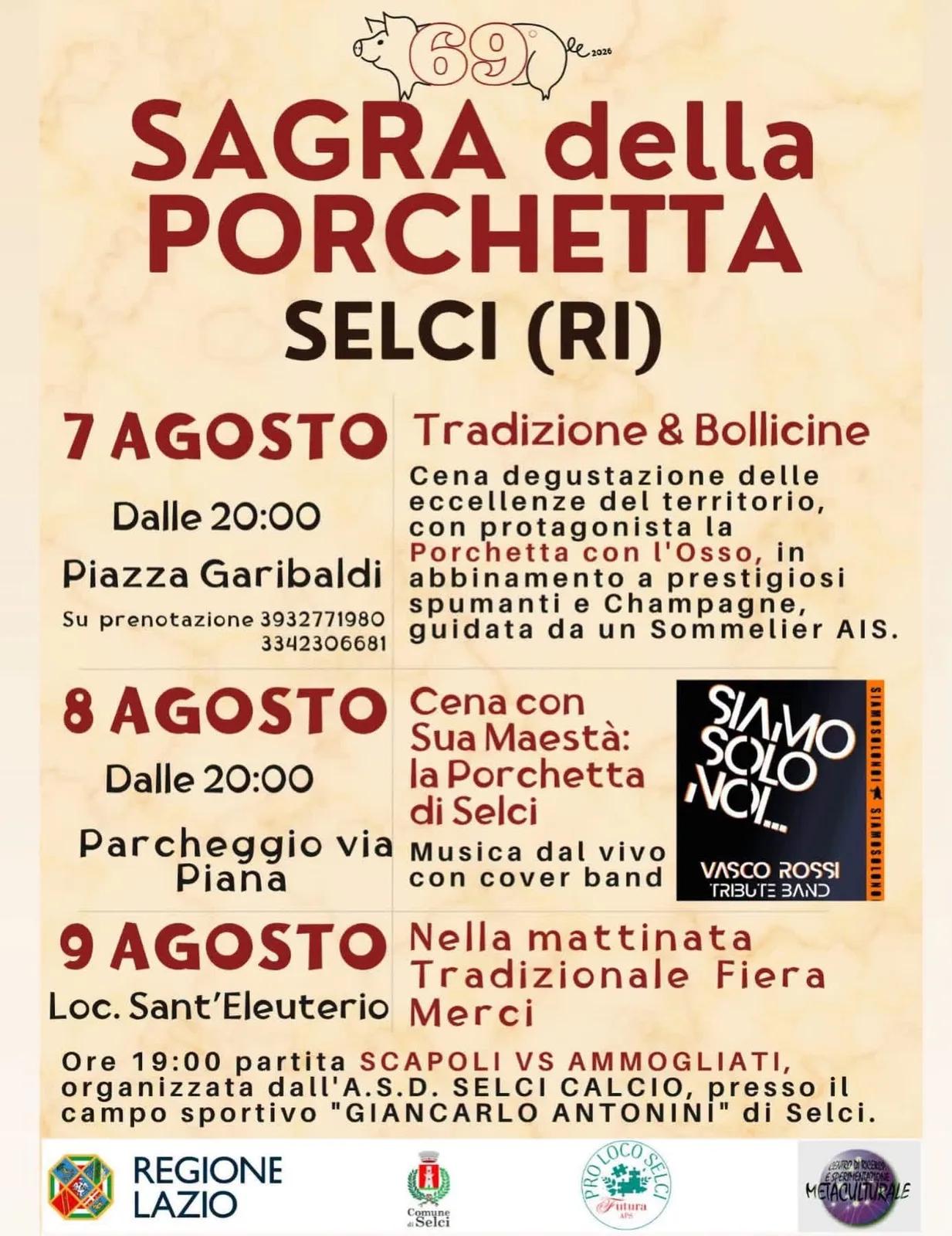 Sagra della Porchetta — Selci