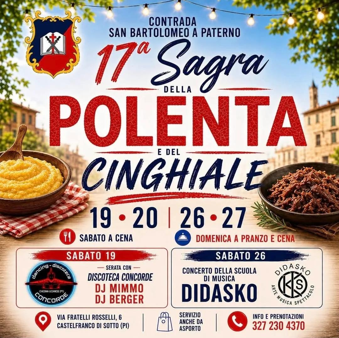 17ª Sagra della Polenta e del Cinghiale 2026