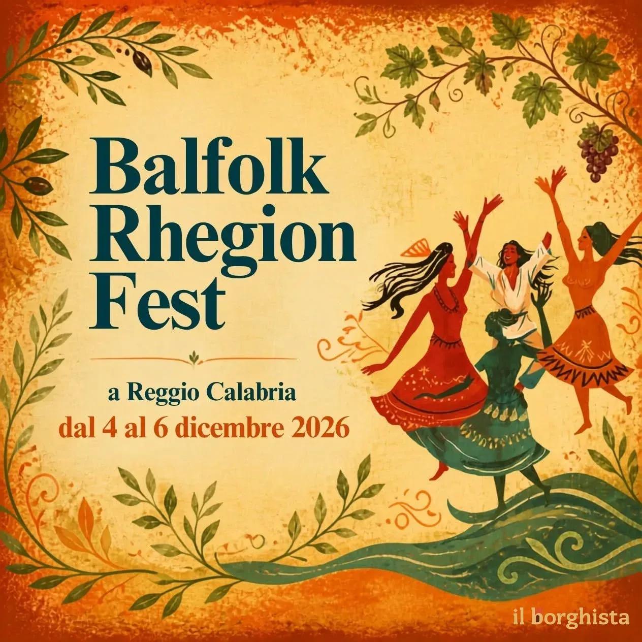 Locandina Balfolk Rhegion Fest 2026 a Reggio Calabria (Reggio Calabria)