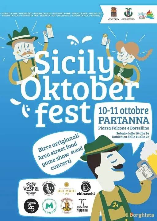 Locandina Sicily Oktober Fest 2026 a Partanna (Trapani)